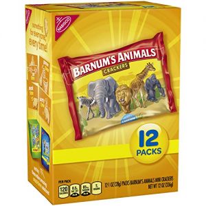 Barnum's Mini Animal Crackers Snack Packs, 12 Count Box