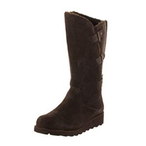 Bearpaw Womens Rubber Closed Toe Knee High Fashion Boots