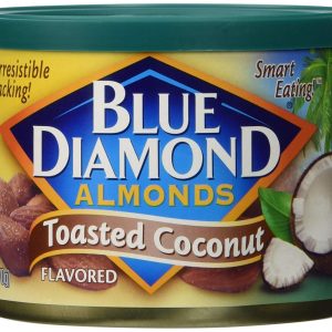 Blue Diamond Almonds-toasted Coconut Flavor, 6oz-pack of 6 Cans