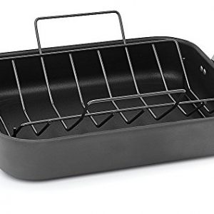 Calphalon Signature Hard Anodized Nonstick Roaster Pan with Rack