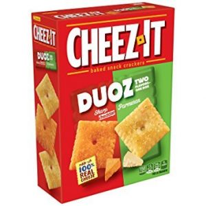 Cheez-It Duoz Baked Snack Crackers – Sharp Cheddar & Parmesan 12.4 oz. (Pack of 2)