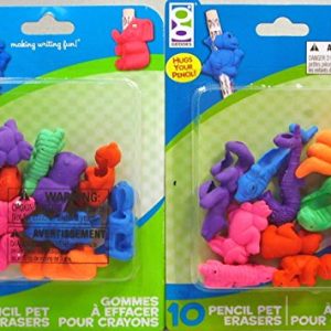 Children's Pencil Pet Erasers – Hugs your pencil (2 Pack)