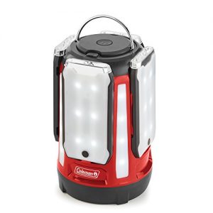 Coleman 4-Panel 800l LED Quad Pro Lantern, Red