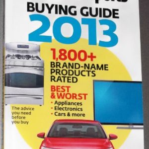 Consumer Reports Buying Guide 2013