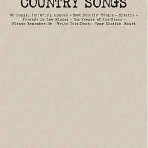 Country Songs: Budget Books