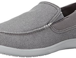 Crocs Men's Santa Cruz 2 Luxe Loafer | Casual Comfort Slip On With Memory Foam Footbed | Lightweight Dress or Walking Shoe