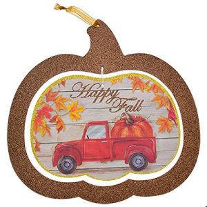 Decorative Pumpkin Happy Fall Truck Jute Hanging String …