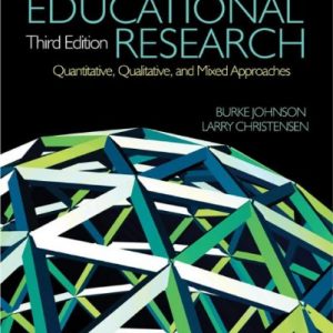 Educational Research: Quantitative, Qualitative, and Mixed Approaches