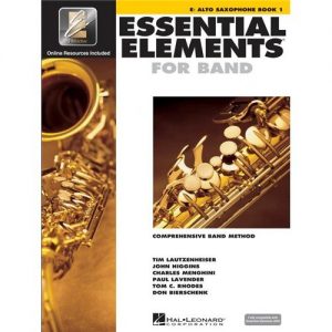 Essential Elements 2000: Alto Saxophone Book 1 (DVD Edition). Partitions, CD-Rom pour Ensemble d'École, Saxophone Alto