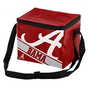 FOCO NCAA Unisex Big Logo Stripe 6 Pack Cooler