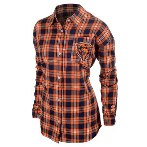 FOCO NFL Women's Wordmark Flannel