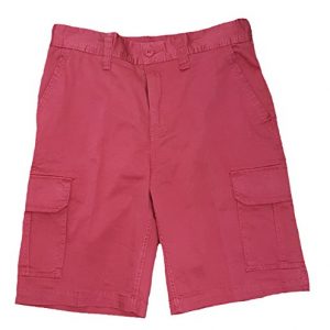 George Red Plum Above Knee Cargo Shorts