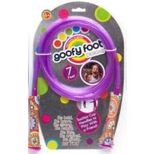 Goofy Foot Designs Kids Fitness Light up! Kids Jump Rope, Suction Cup Handles, 7 ft (Purple)