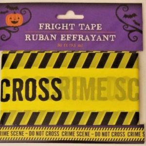 Halloween Fright Tape 30 ft Do Not Cross Crime Scene