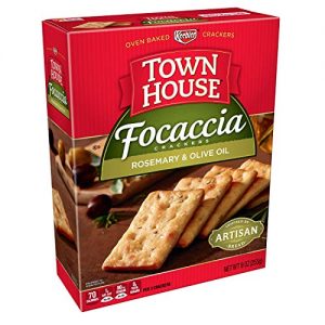 Keebler, Town House Focaccia, Crackers, Rosemary and Olive Oil, 9 oz