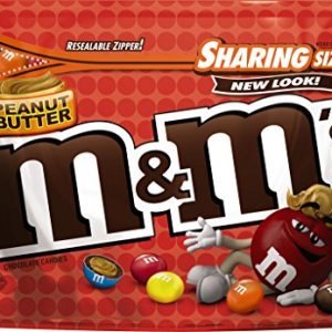 M&M'S Peanut Butter Chocolate Candy Sharing Size 9.6-Ounce Bag