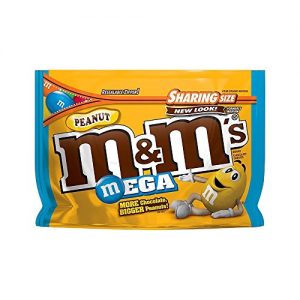 M&M's Mega Peanut Chocolate Candies – 9.6oz – Sharing Size