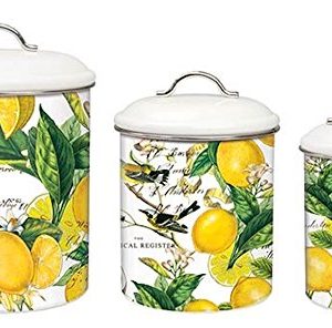 Michel Design Works 3-Piece Metal Kitchen Canister Set