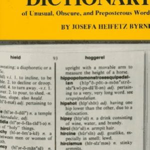 Mrs Byrne's Dictionary of Unusual, Obscure, and Preposterous Words