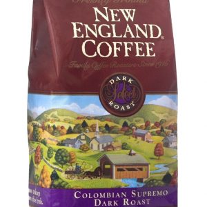 New England Coffee – Freshly Ground – Colombian Supremo Dark Roast – Dark Roasted – Colombia's Best – Net Wt. 10 OZ (284 g) Each – Pack of 2