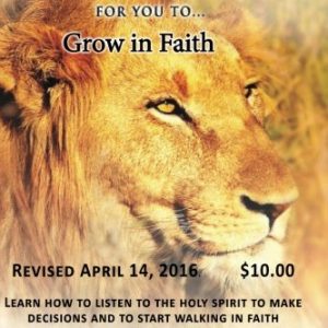 Offering His Healing Hands: For you too…Grow in Faith