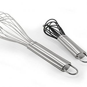 Oneida Silicone and Stainless Steel Balloon Whisks, Set of 2