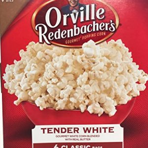 Orville Redenbacher's Tender White Classic Bag 6 bags 19.7 oz ( 2 Pack)