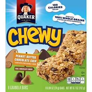 Quaker Chewy Peanut Butter Chocolate Chip Granola Bars, 8 ct.84 oz each