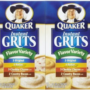 Quaker Flavor Variety Instant Grits, 2 Pack