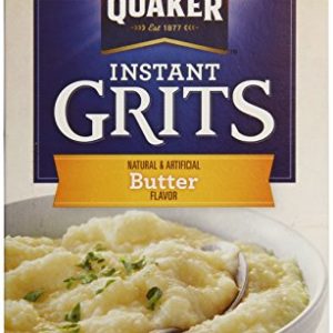 Quaker Instant Grits, Butter, 12 Ounce