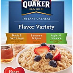 Quaker Instant Oatmeal, Variety Pack, 10 ct