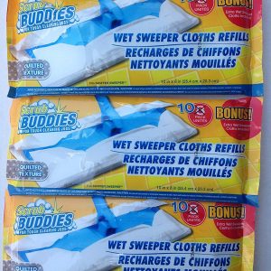 Scrub Buddies-Wet Sweeper Cloth Refills- Pack of 10