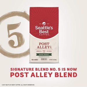 Seattle's Best Coffee Post Alley Level 5 Ground 12oz (Pack of 1)