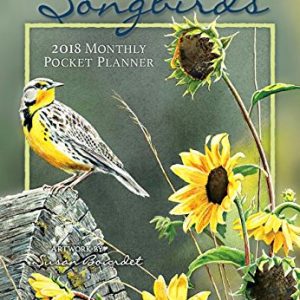 Songbirds 2018 Monthly Pocket Planner