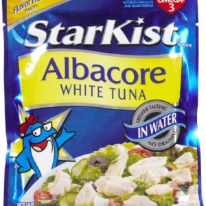 Starkist Albacore White Tuna in Water Pouch 6.4 Oz (Pack of 4)