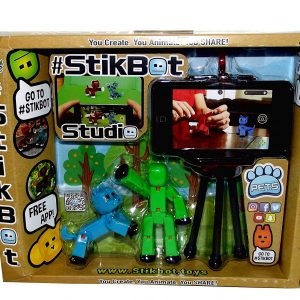 #Stikbot Pets Posable Figures with Tripod Set
