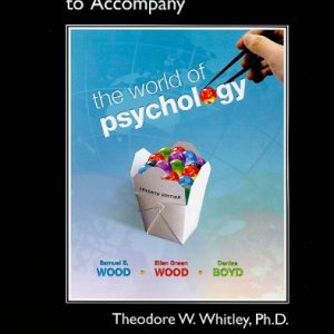 Study Guide for The World of Psychology