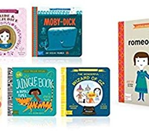 The Classic Baby Lit Collection Boxed Set – Romeo & Juliet, Wizard of Oz, Sherlock Holmes, Pride & Prejudice, Moby Dick, Jane Eyre, Alice in Wonderland, Jungle Book